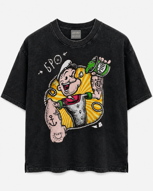 POPEYE WASHED T-SHIRT